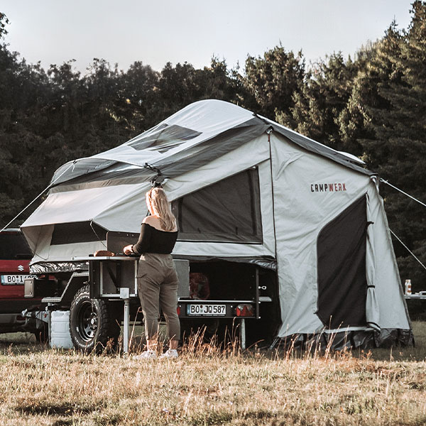 Tent Trailers from CAMPWERK Camping in a Folding Caravan