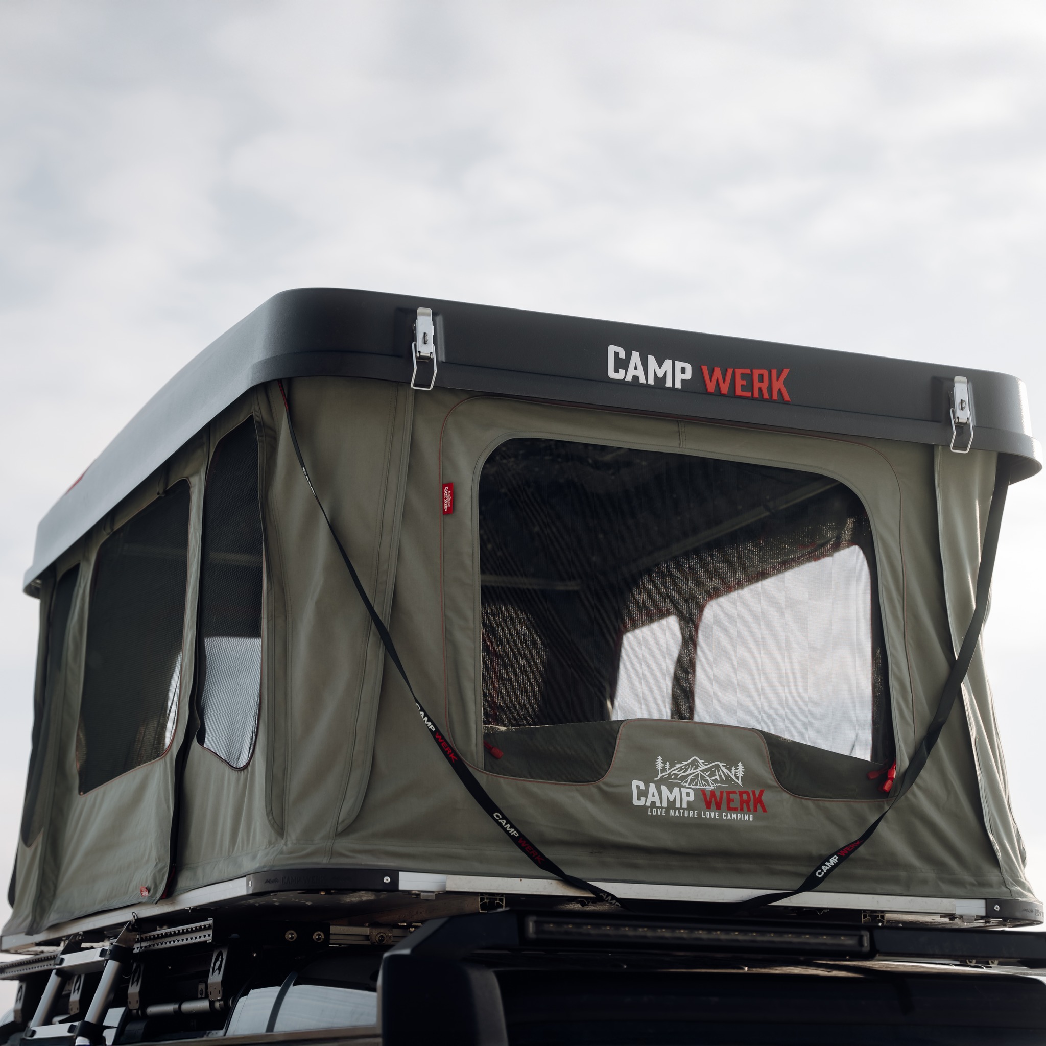 Good Vibes roof tent on the Audi A3